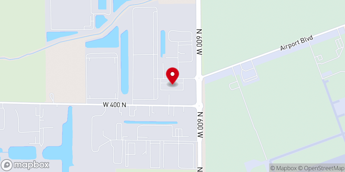 Map showing location of Harvest Church