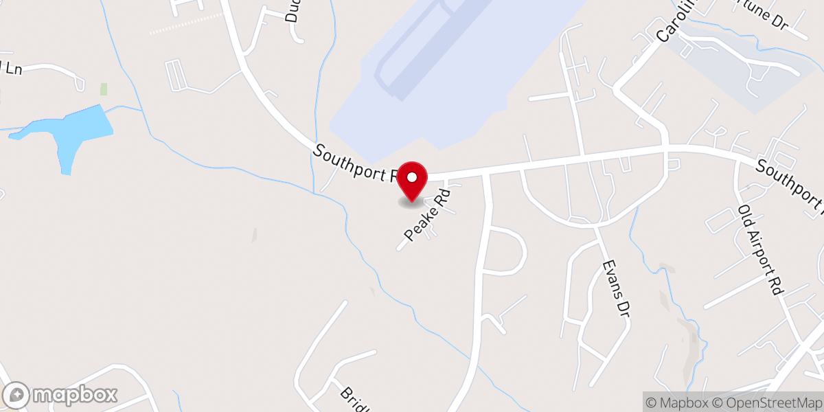 Map showing location of New Hope