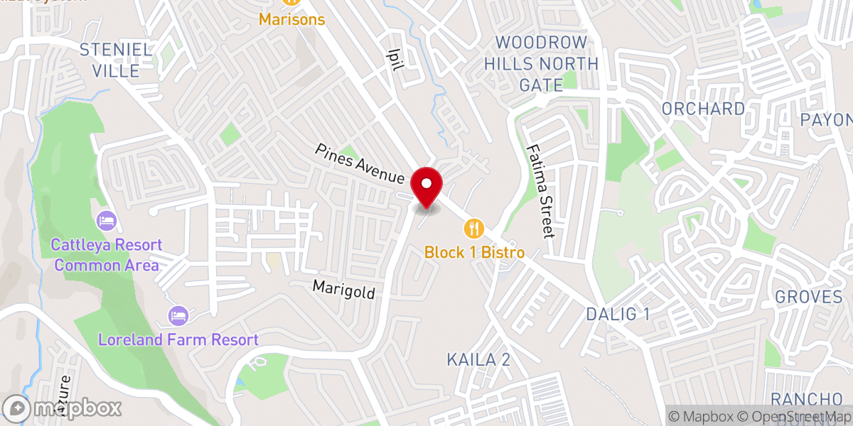 Map showing location of Transfiguration of Christ Parish Church - San Roque, Antipolo City, Rizal (Diocese of Antipolo)