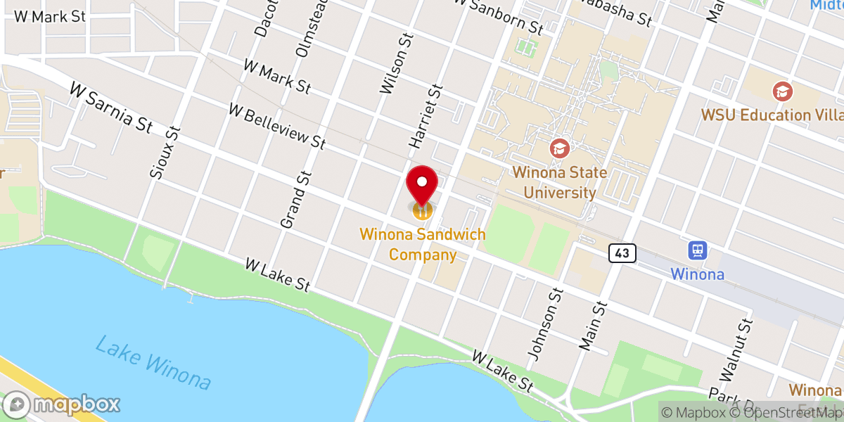 Map showing location of Huff Center