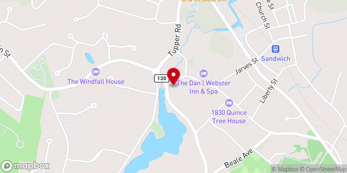 Map showing location of First Church UCC