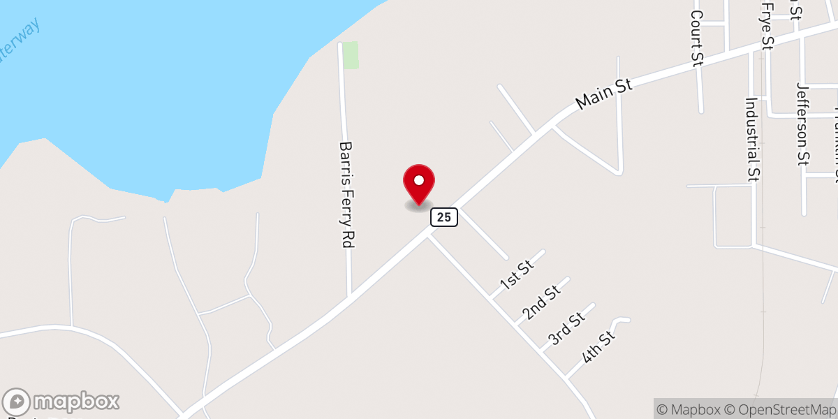 Map showing location of The Church of Jesus Christ of Latter-day Saints