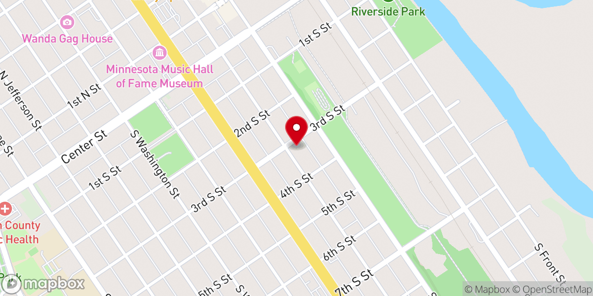 Map showing location of Grace Community Church