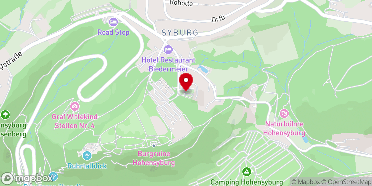 Map showing location of St. Peter zu Syburg - Ev. Kirchengemeinde Syburg-Auf dem Höchsten