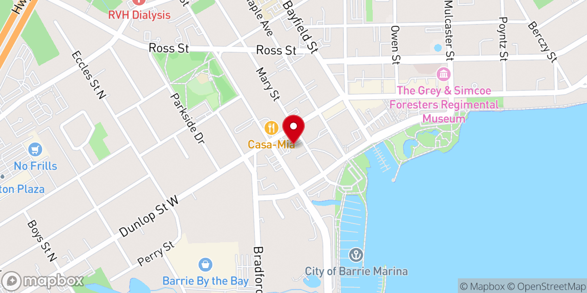 Map showing location of Oasis of Hope