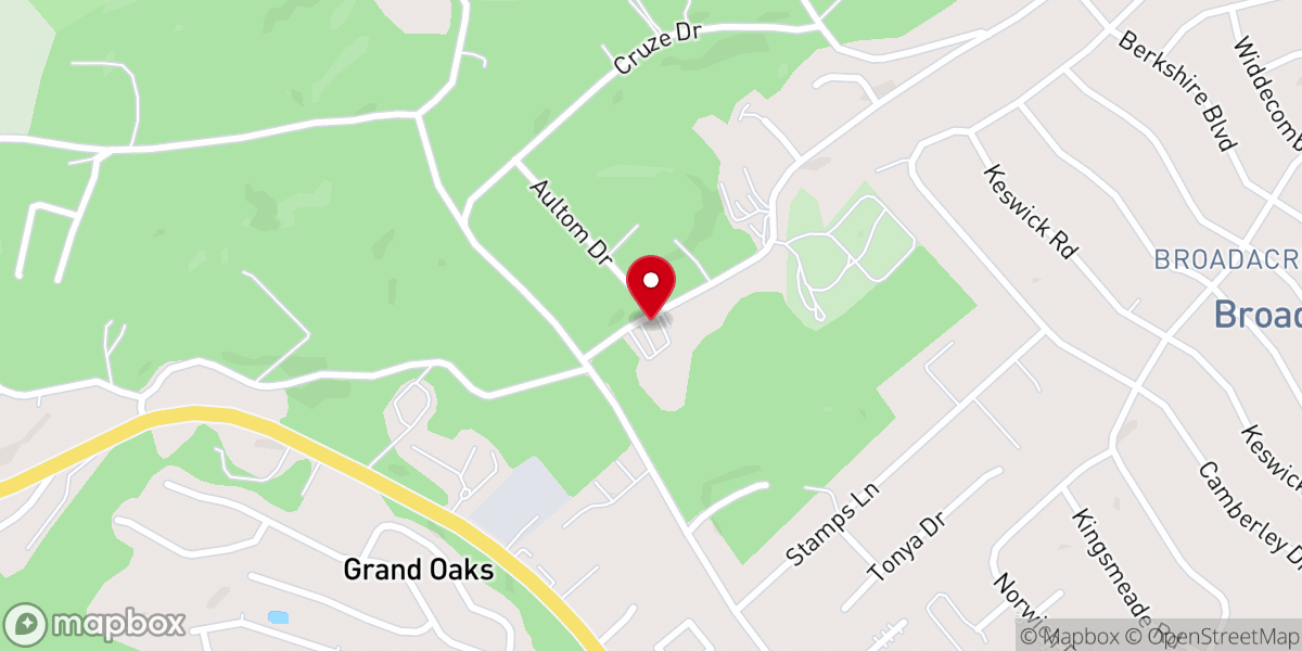 Map showing location of Bells Campground Baptist Church