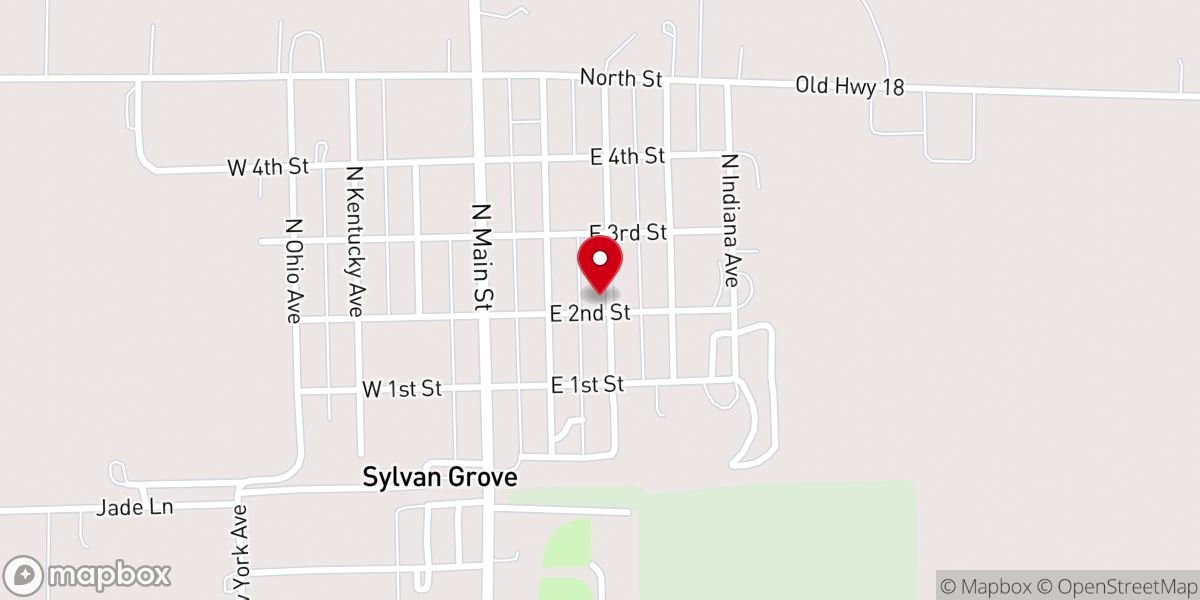 Map showing location of Rentschler Family Mortuaries Sylvan Chapel