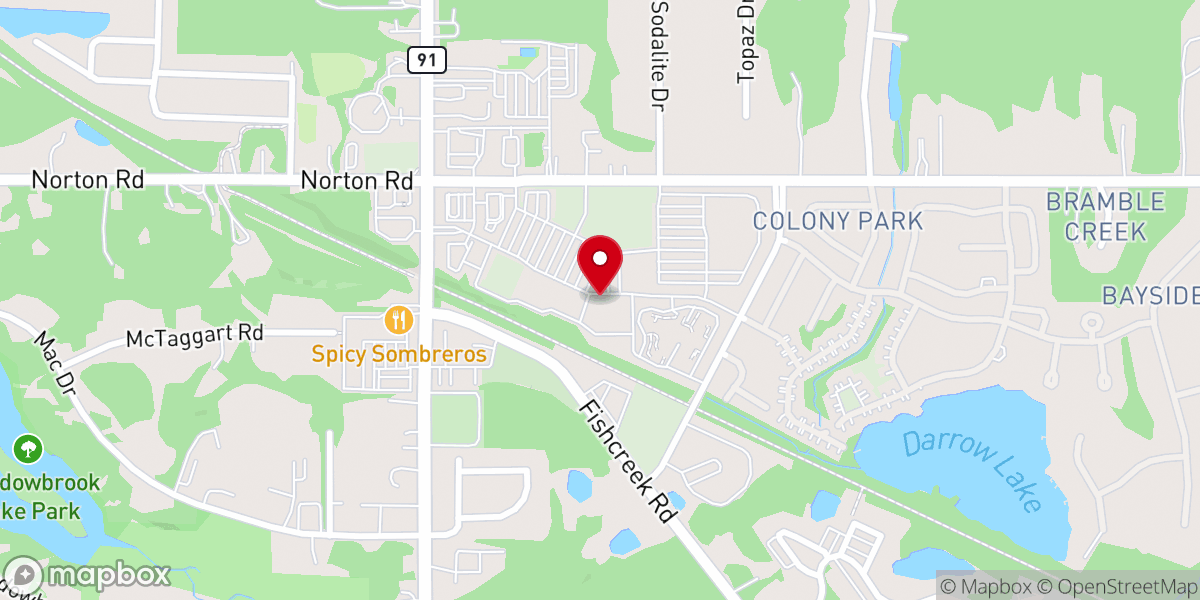 Map showing location of Faith Family Church
