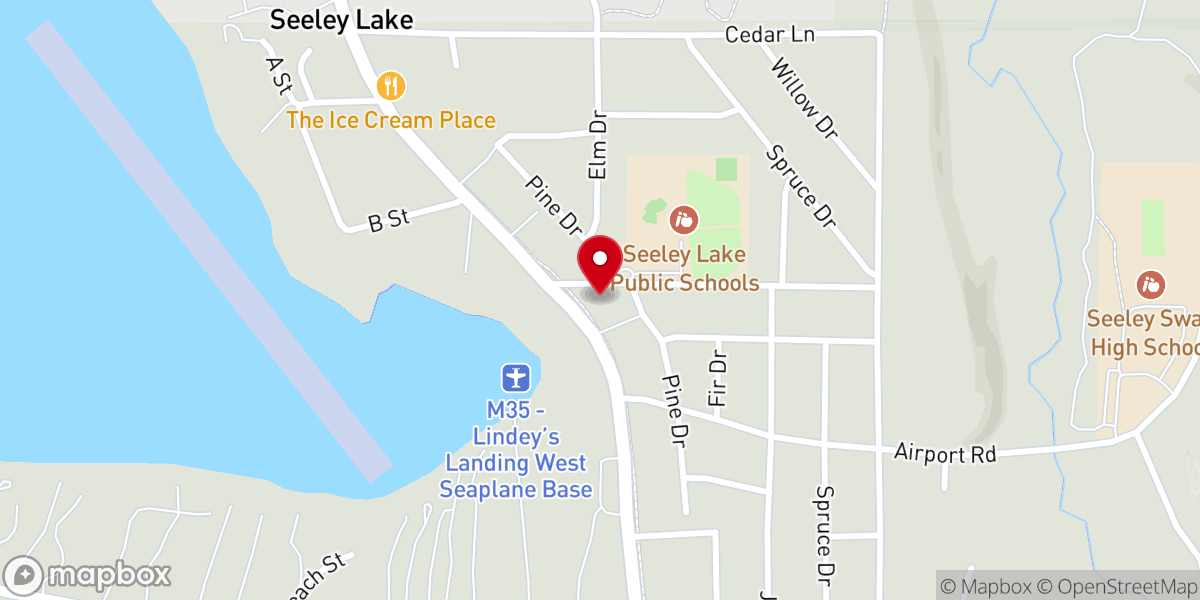 Map showing location of Mission Bible Fellowship