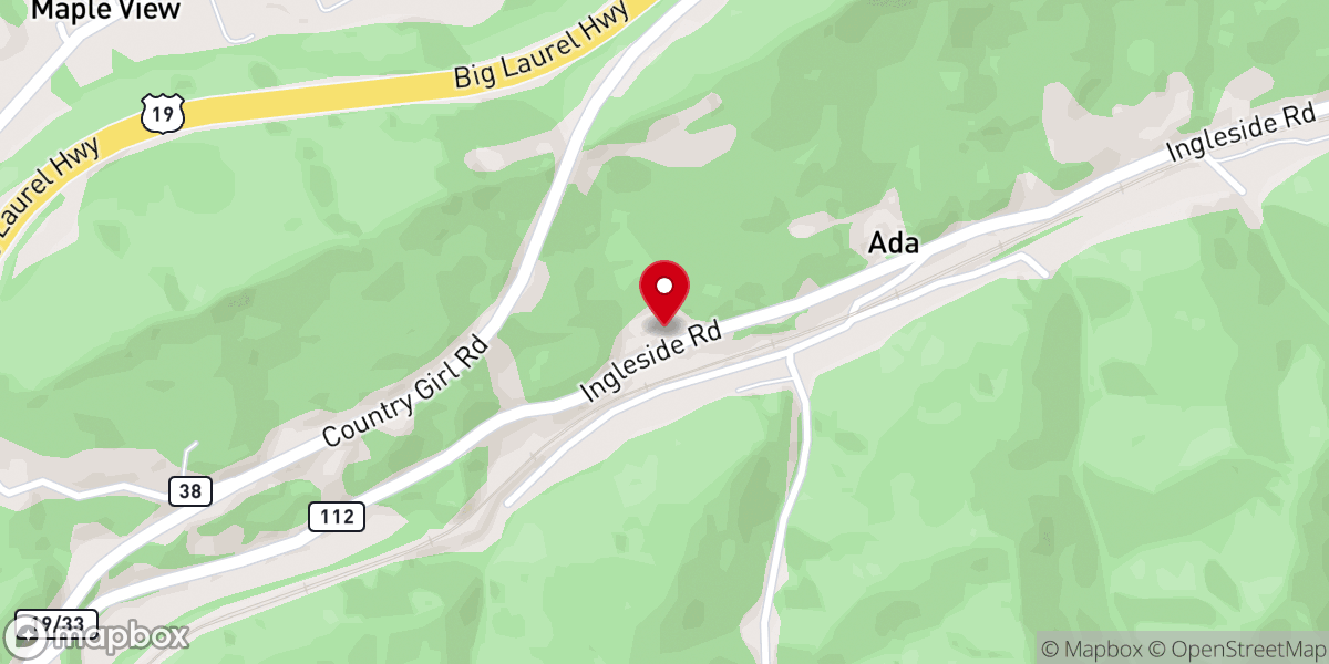 Map showing location of Union Church