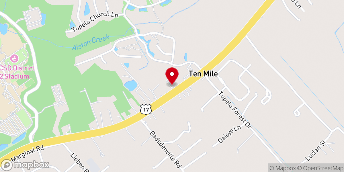 Map showing location of Abundant Life Deliverance Ministry