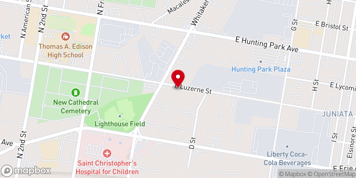 Map showing location of Brotherly Church of God