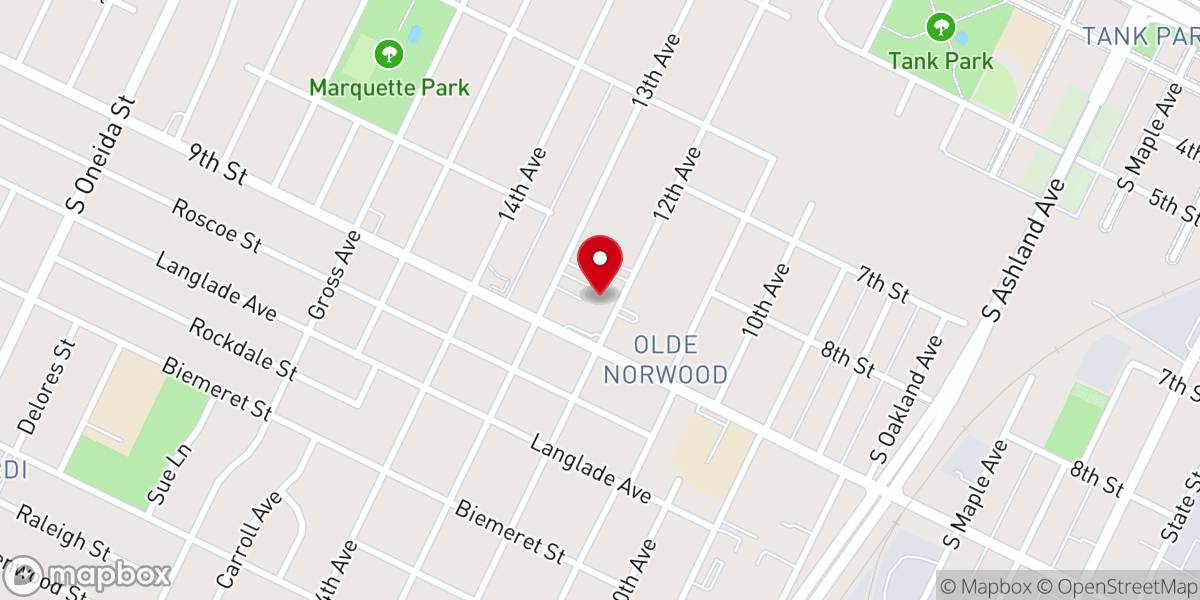 Map showing location of Quad Parish Office Catholic Faith Formation
