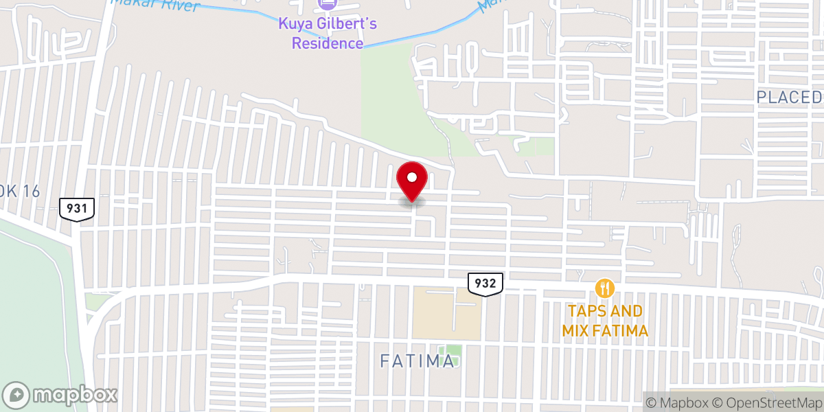 Map showing location of GKK San Roque Chapel Prk. 11-C