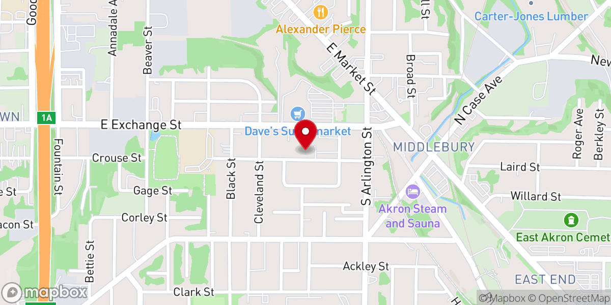 Map showing location of Saint Michaels Byzantine Catholic Church