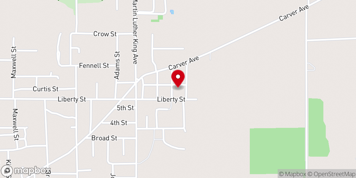 Map showing location of Holy Community Center