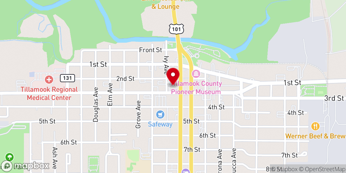 Map showing location of Emmanuel Missionary Baptist Church