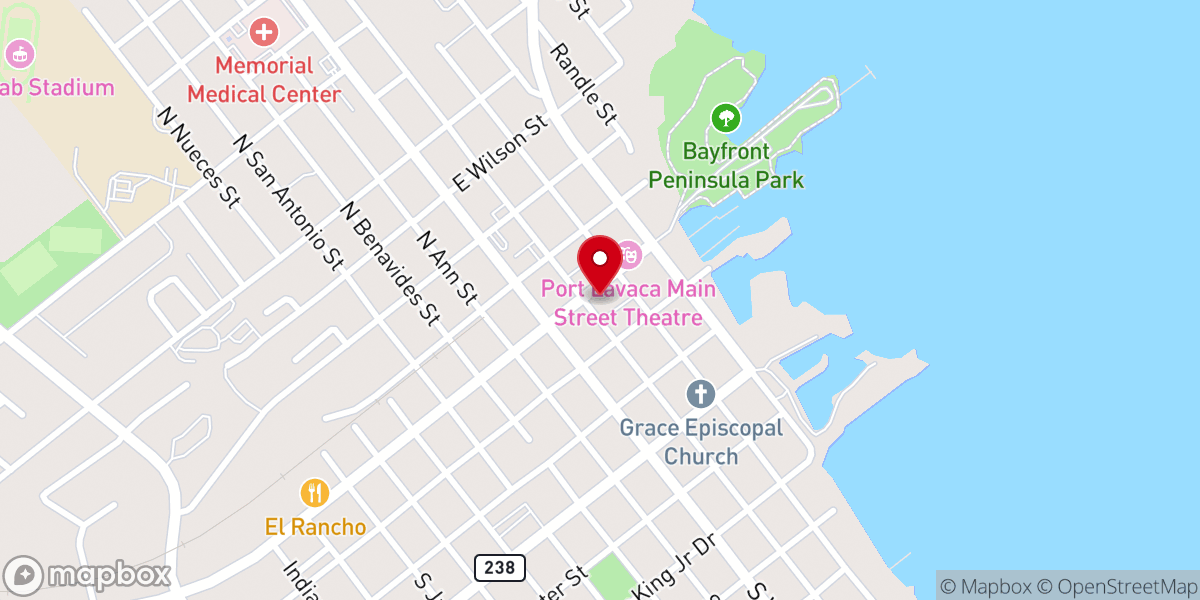 Map showing location of Hope Reformed Baptist Church