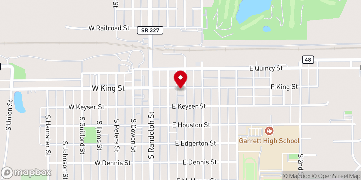 Map showing location of First Church of Christ