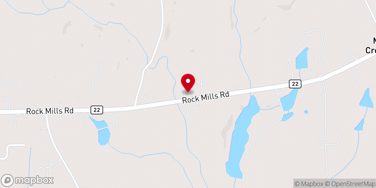 Map showing location of Midway Full Gospel Church