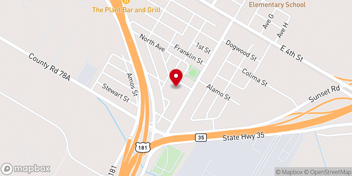 Map showing location of Immaculate Conception Church