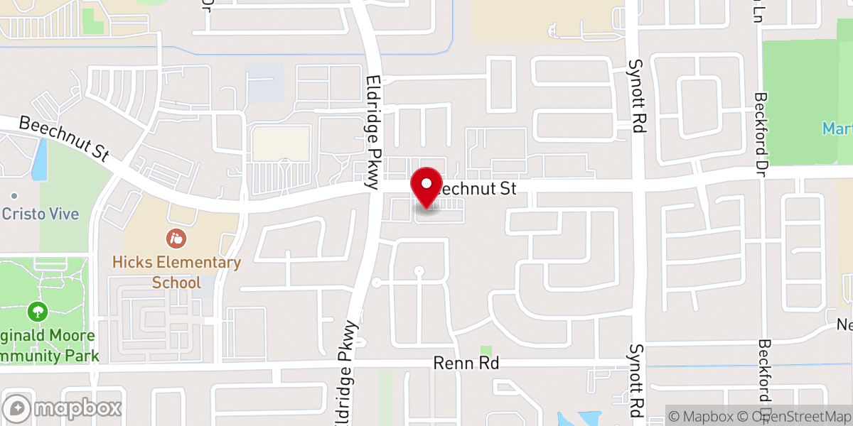 Map showing location of Dunamis International Gospel Center - Houston