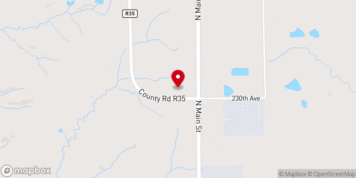 Map showing location of Church of God of Prophecy