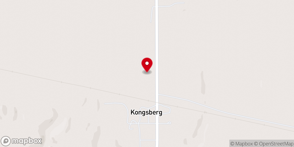 Map showing location of St. John Lutheran