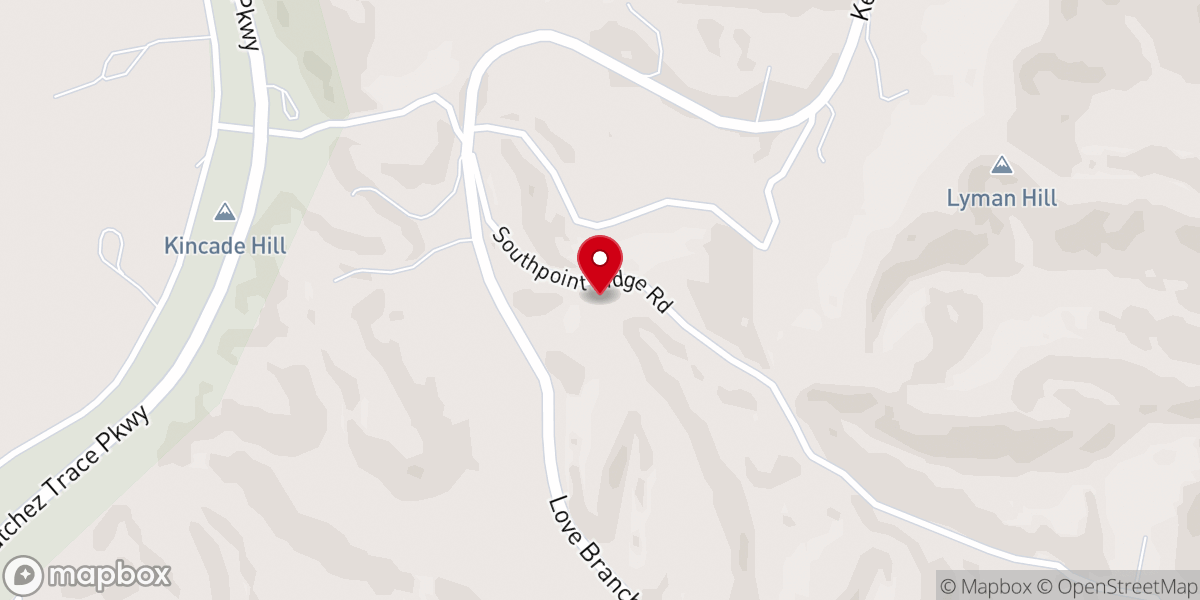 Map showing location of Pleasant Union Church of Christ