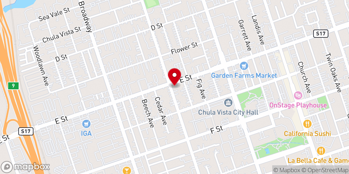 Map showing location of The Refinery Church