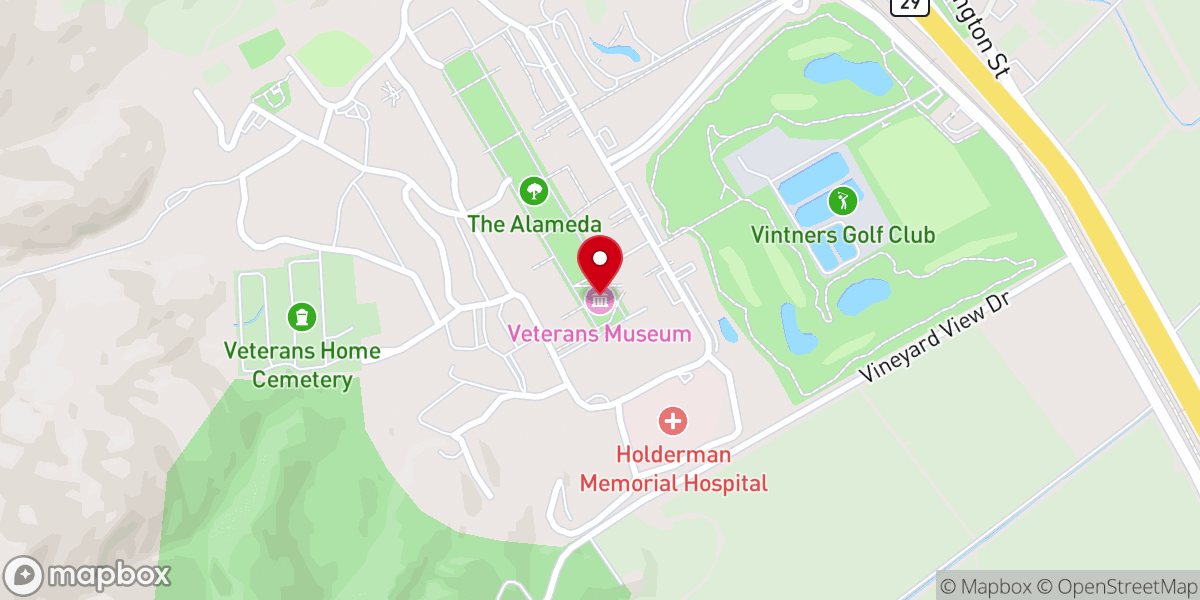Map showing location of Armistice Chapel