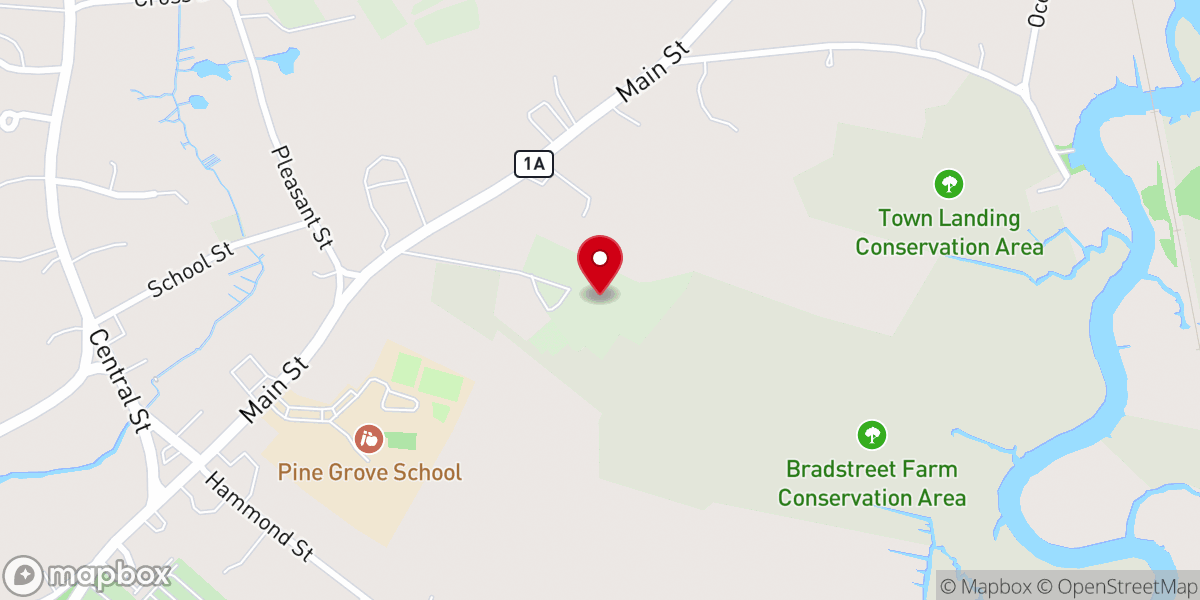 Map showing location of Barn at Bradstreet Farm