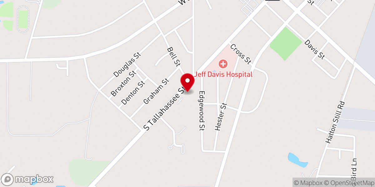 Map showing location of Iglesia pentecostes Una Luz En El Desierto