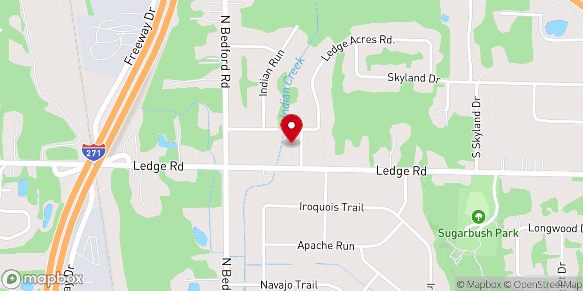 Map showing location of Garren Burrell E