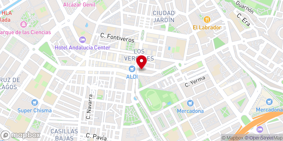 Map showing location of Parroquia del Santo Ángel Custodio