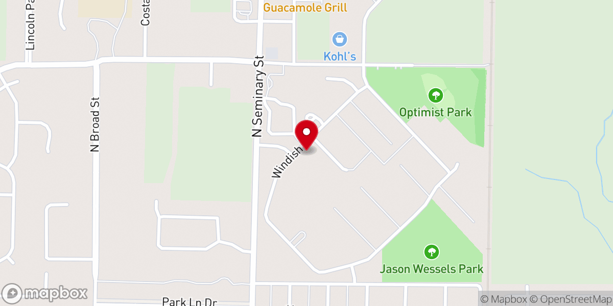 Map showing location of Community Temple Church of God