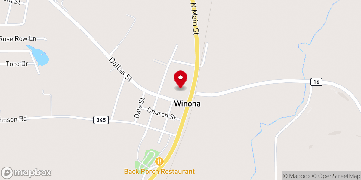 Map showing location of Crimson River Ministries