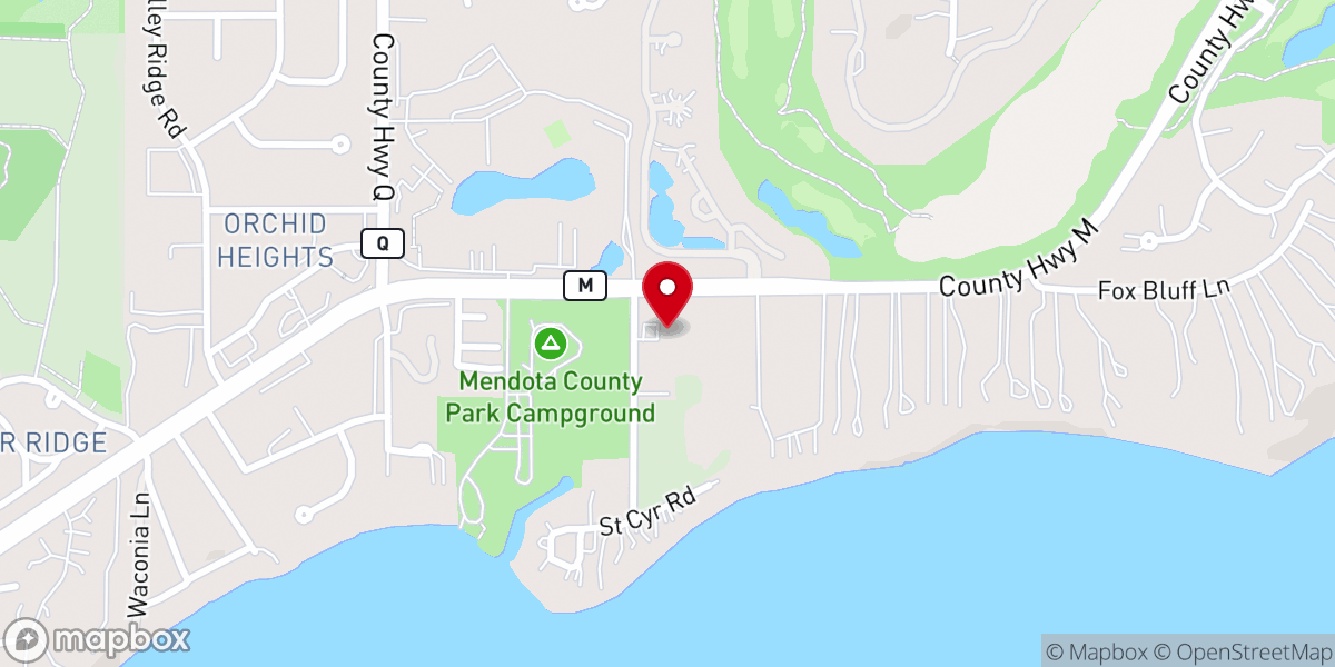 Map showing location of Peace Thru Christ Lutheran School