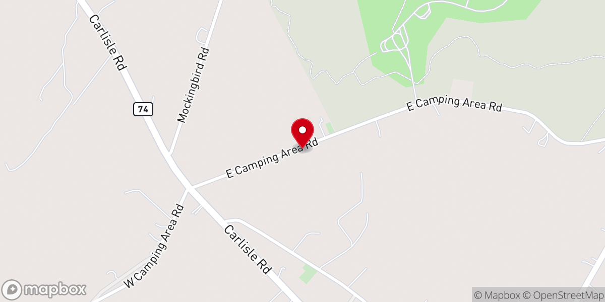 Map showing location of E M Network Inc