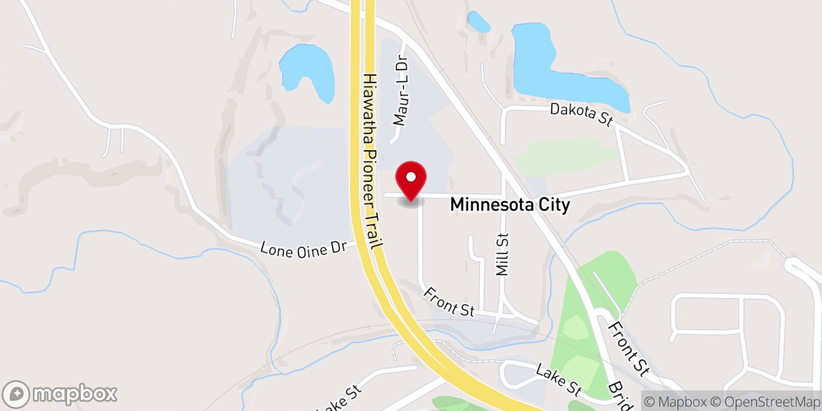 Map showing location of St Paul Catholic Church