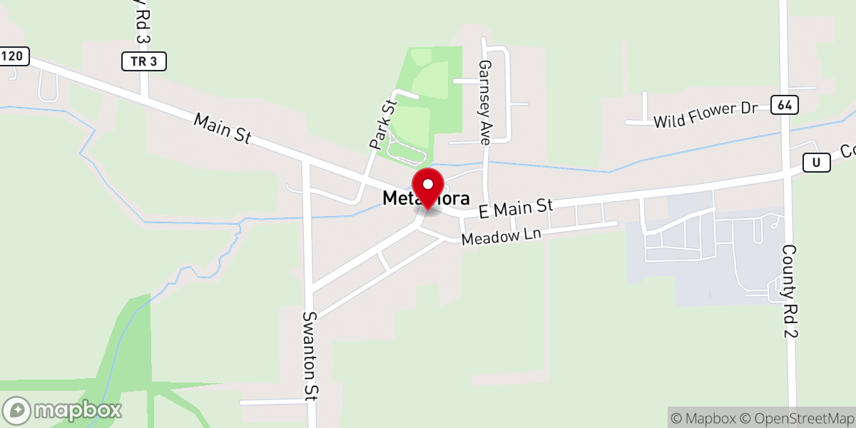 Map showing location of Country Charm Cafe