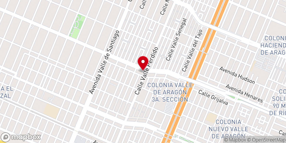 Map showing location of Iglesia Bautista Vida Abundante
