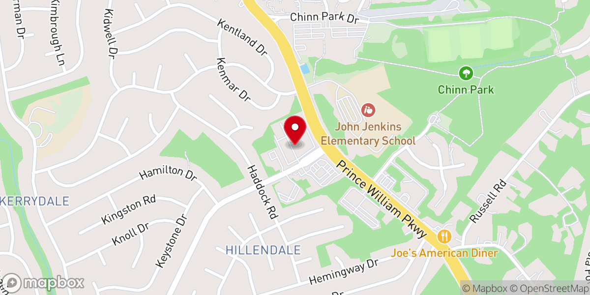 Map showing location of New Life Church of God in Christ
