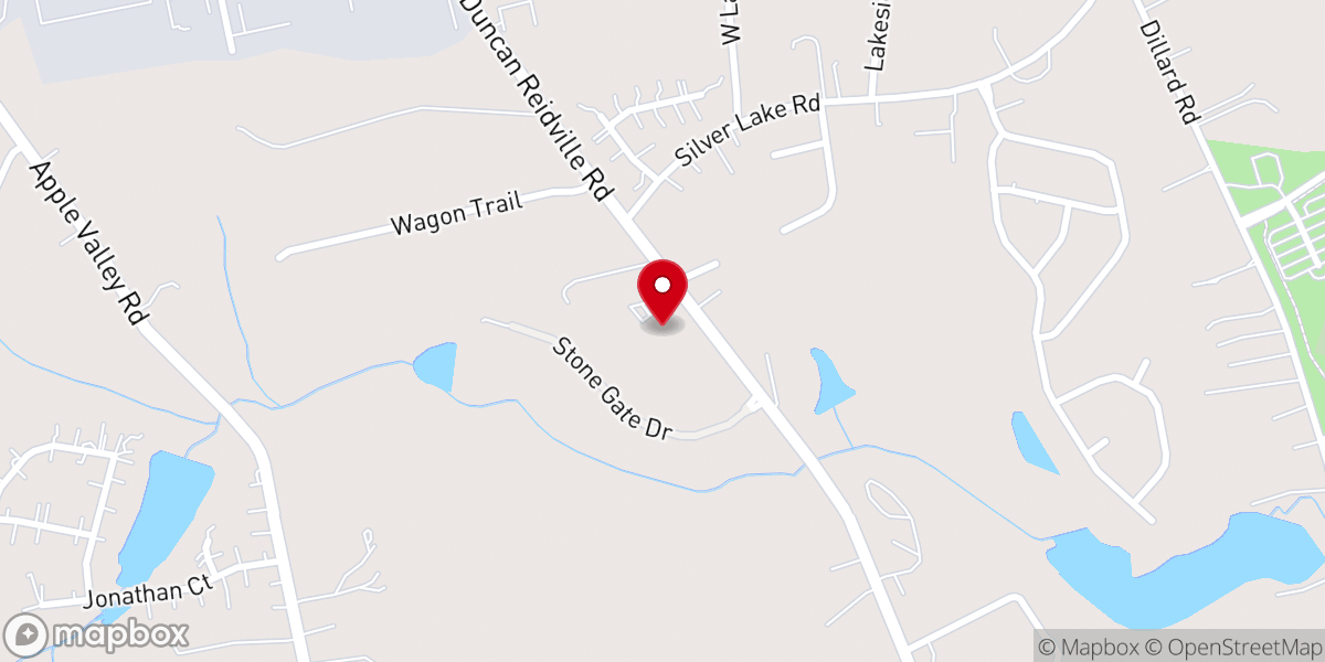 Map showing location of Faith Baptist Church of Reidville