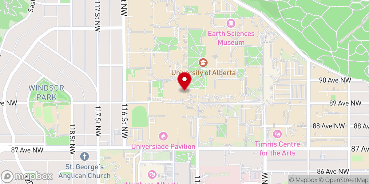 Map showing location of Horowitz Theatre