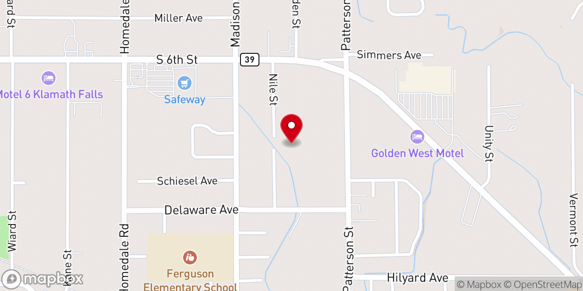 Map showing location of Nile Street Church of Christ