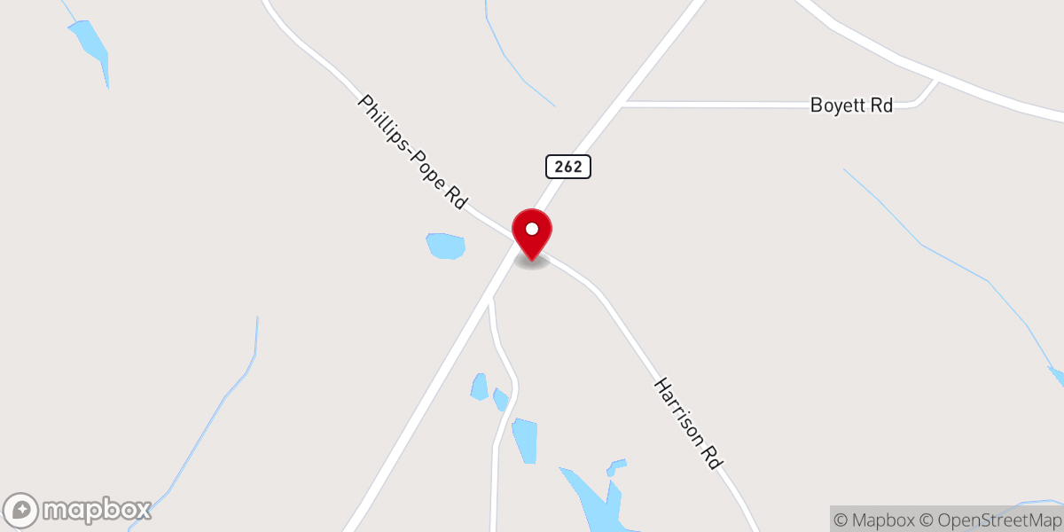 Map showing location of Advent Church