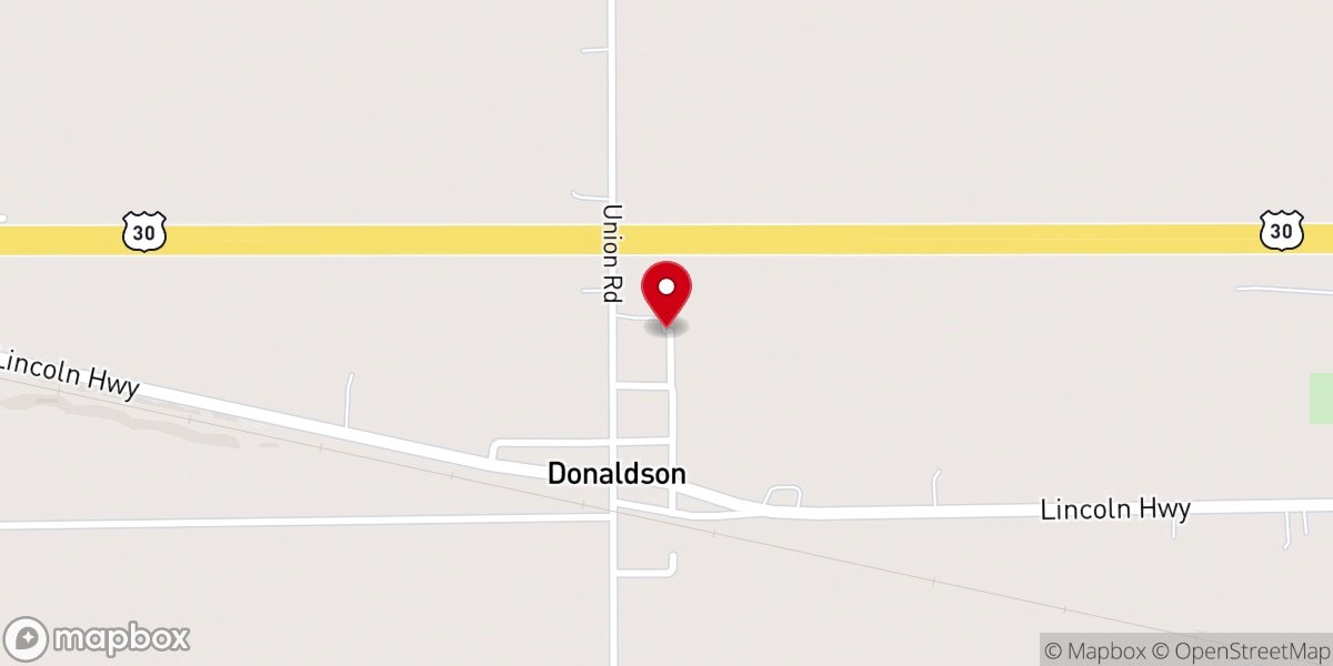 Map showing location of Evangelical Covenant Church