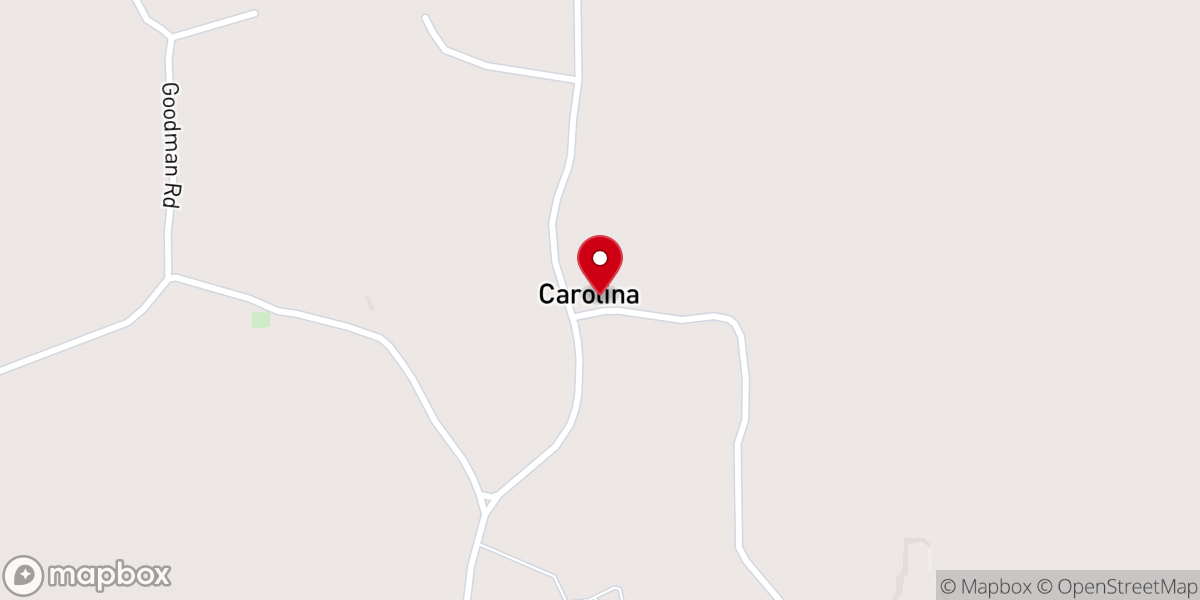 Map showing location of Carolina Methodist Church