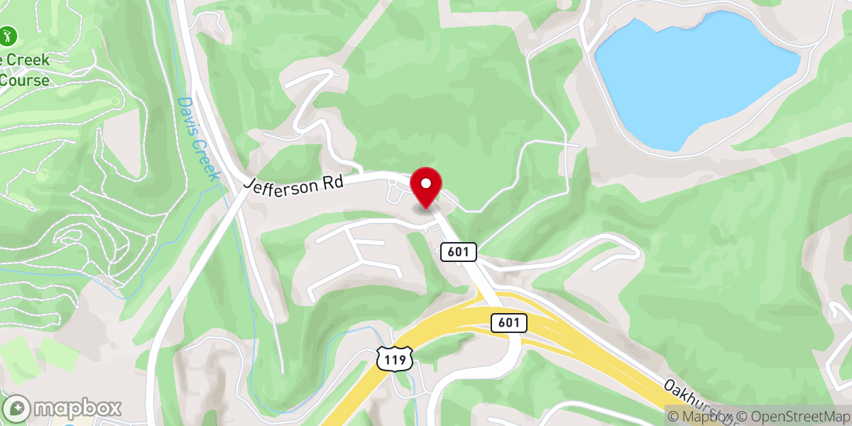 Map showing location of The Bible Chapel